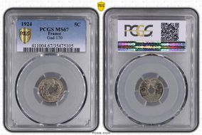 1924 5C Gad-170 F-122 MS67