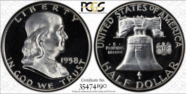 1958 50C PR68