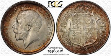 1920 1/2 Cr S-4021 MS65