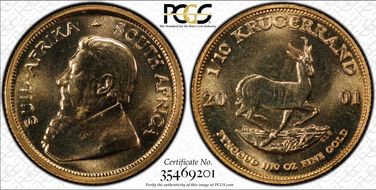 2001 1/10 KR MS66