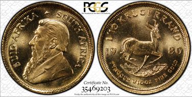 1980 1/10 KR MS68