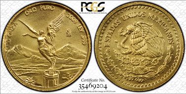 2009-Mo 1/10 oz Libertad Au MS69