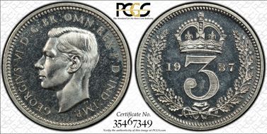 1937 3D Mdy S-4088 Crowned 3 PL65