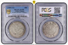 (1909-11) 50C LM-426A K-176 7 Flames AU55