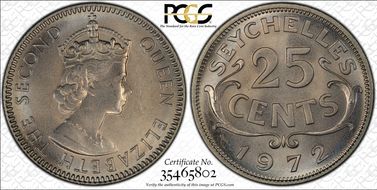 1972 25C MS65