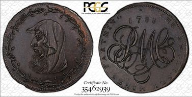 1788 Tk 1/4D DH-452 Anglesey MS63BN