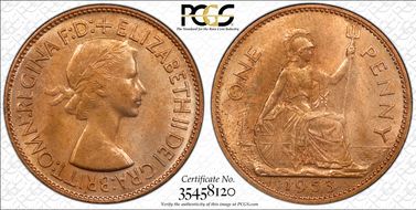 1953 1D MS64RB