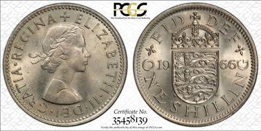 1966 Shil S-4147 English Rev MS65