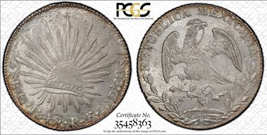 1849-Go PF 8 R Go33 MS63+