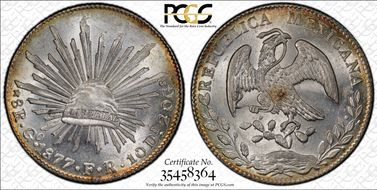 1877-Go FR 8 R Go57 MS63+