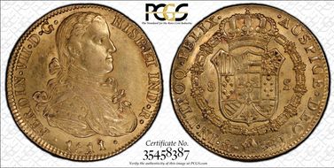 1811/0-Mo HJ 8 Esc Calico-1784 AU58