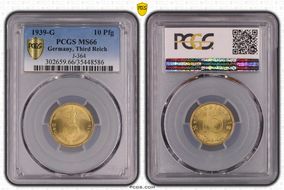 1939-G 10 Pfg J-364 MS66