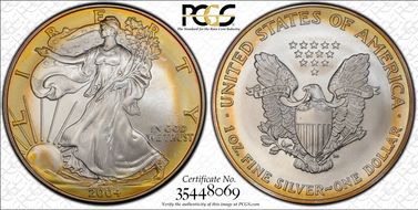 2004 $1 Silver Eagle MS67