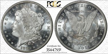 1880-S $1 MS65+