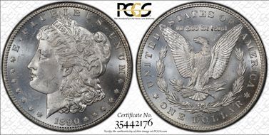 1890-CC $1 MS63