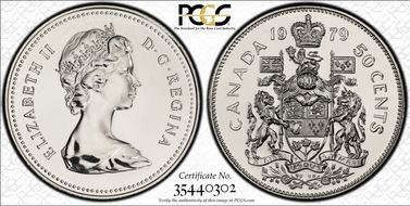 1979 50C Round Bust PL67