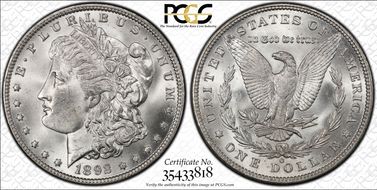 1892-O $1 MS64