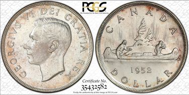1952 S$1 FWL MS62