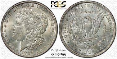 1897-O $1 MS62