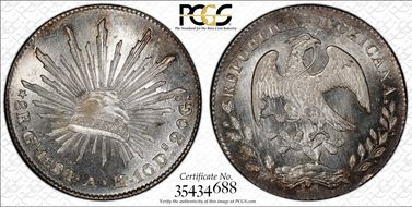 1884-Ga AH 8 R Ga69 MS65PL