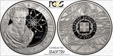 2016 € 10 Democritus PR69DCAM