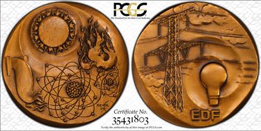 1979 Medal Électricité de France AE SP64