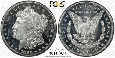 1880/79-S $1 VAM 9 MS64PL