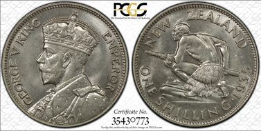 1935 Shil KM-3  Ag MS65