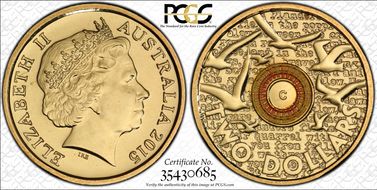 2015-C $2 Remembrance Day In Flanders Fields Colorized MS68