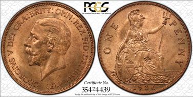 1936 1D S-4055 MS64RD