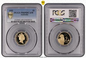 1992 $2 PR69DCAM
