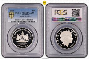 2001 50C Capital Territory PR69DCAM
