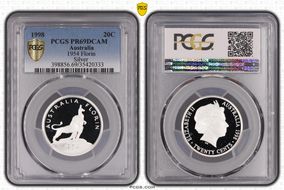 1998 20C 1954 Florin Silver PR69DCAM