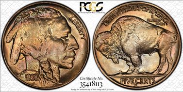 1938-D 5C Buffalo MS66