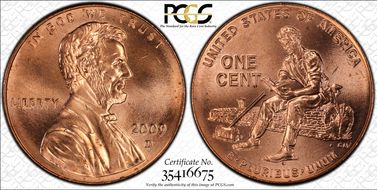 2009-D 1C Lincoln-Formative Years MS66RD