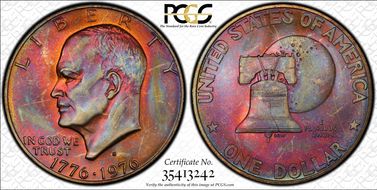 1976-S $1 Silver MS67