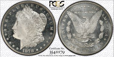 1878-S $1 MS66PL