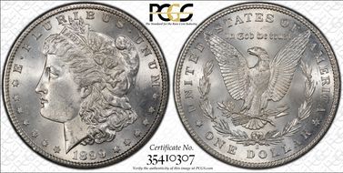 1899-S $1 MS65