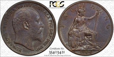 1904 1/4D S-3992 Blackened finish MS63