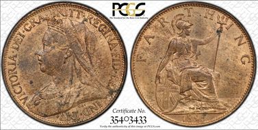 1895 1/4D S-3963 Old Head MS64RB