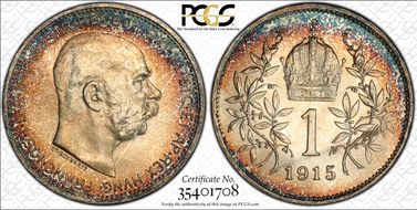 1915 Corona KM-2820  Ag MS65+