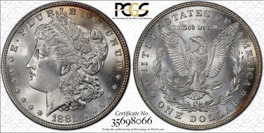 1881 $1 MS64