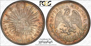 1903-Mo AM Peso KM-409.2 AU55