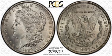 1889 $1 MS65