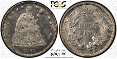 1860 H10C J-267, Transitional MS65