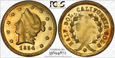 1854 G50C BG-431 MS64