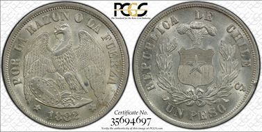 1882-So Peso MS63