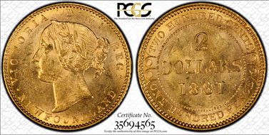 1881 $2 MS62
