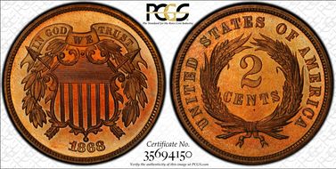 1868 2C PR67RD