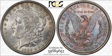 1884-O $1 MS63